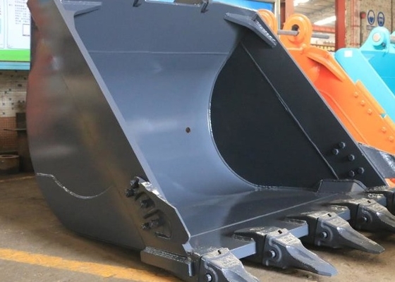 220-1150 kg Sterkte Zwarte / Gele Buikten voor graafmachines met een capaciteit van 0,25-1,4 CBM