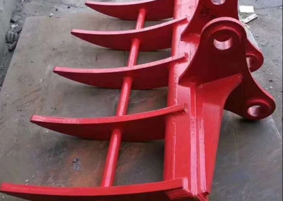 Mini graafmachine Aanhangsel Borstel Rake Grip 3-50 Ton Graafmachine Root Rake Te koop