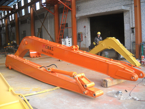Geel Q355B Long Reach Excavator Boom voor mijnbouw Demolition ISO 9001 gecertificeerd