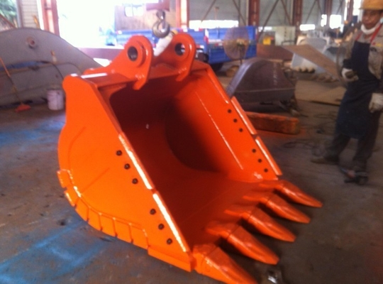 Scharpe tanden graafbak met duurzaamheid Q355B NM400 Hardox500 0,25-4,3cbm Capaciteit