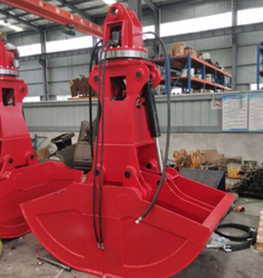 Q355 Graafwerktuig Clamshell Bucket Mini Big Up Close Rotating of niets die - roteren