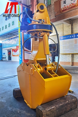 Crane Excavator Hydraulic Clamshell Bucket voor Bouwwerkzaamheden