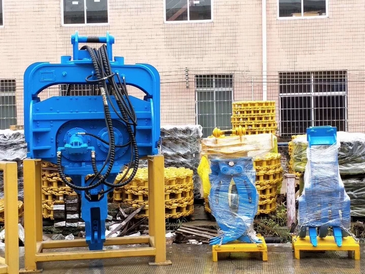 15-40 ton graafmachine Hydraulische stapel Vibratorhamer voor plaat stapelchauffeur Vibro hamer graafmachine bevestiging
