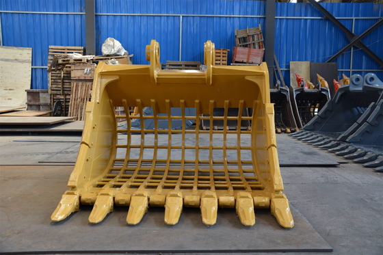 5 ton graafmachine Geschikt Q355/NM400/HARDOX 450 Skeleton Bucket voor Mini Bobcat Graafmachine 0.2M3 Grote capaciteit Sieve Bucket