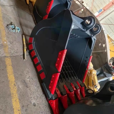 Capaciteit Heavy Duty Excavator Bucket Q355B Hardox550 800-1200mm 0,25-4,3cbm Wolframtanden