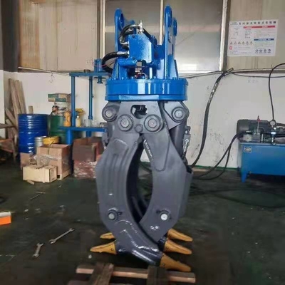 36 ton graafmachine 360 roterende hydraulische type loggrepple aangepast controle houtgrepple product