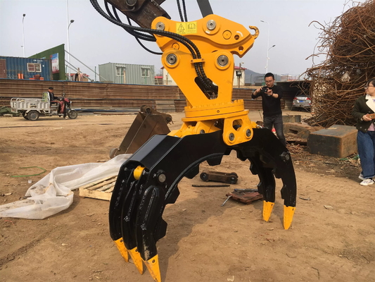 Graafmachine 360 Draaiend Hydraulisch Houtgreep voor 20 ton PC200 Hoog efficiënt Houtgreep na onderhoud