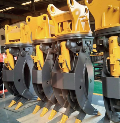 36 ton graafmachine 360 roterende hydraulische type loggrepple aangepast controle houtgrepple product