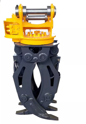 Q355B/NM400/HARDOX450 Graafmachine 360Roterende hydraulische houtgreep voor 9 ton CAT310 Hoog efficiënte houtgreep