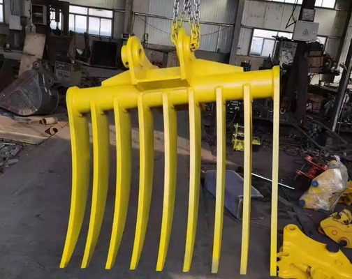 Mini graafmachine Aanhangsel Borstel Rake Grip 3-50 Ton Graafmachine Root Rake Te koop