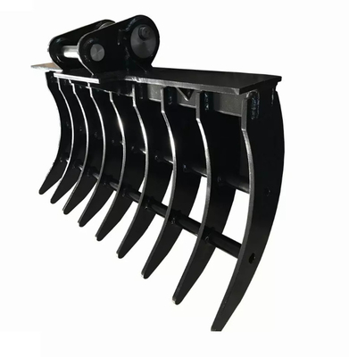Het Materiaal van de de Sterktelegering van Q355B 60 Ton Excavator Brush Rake High
