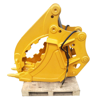 PC250 25 ton op maat gemaakte grootschalige graafmachine hydraulisch / handmatig duim emmer grijper bevestiging met hoge standaard QC test