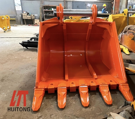 Duurzaamheid Heavy Duty Excavator Bucket Q355B NM400 Wolframtanden 800-1200mm