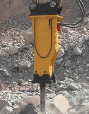 Breaking Rock / Concrete Function Excavator Hydraulische hamer met aanvaardbare OEM 100%