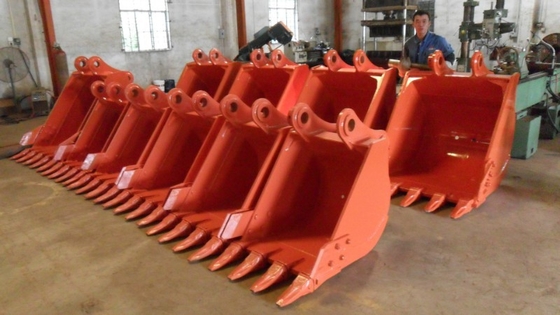 Graafmachine Rock Bucket met Hardox400 Custom Weight Heavy Duty Tanden