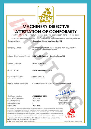 CHINA Guangzhou Huitong Machinery Co., Ltd. certificaten