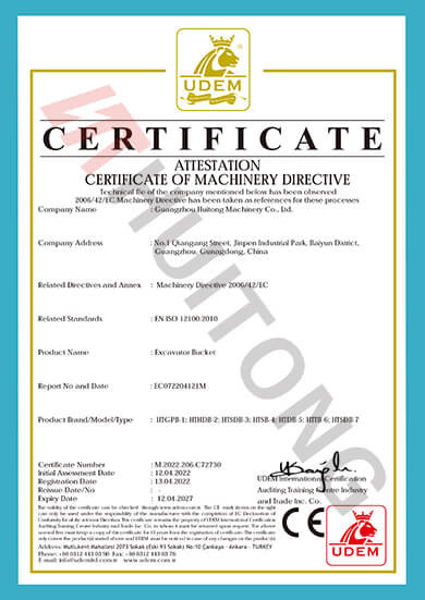 CHINA Guangzhou Huitong Machinery Co., Ltd. certificaten
